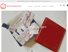 Tablet Screenshot of chidoriyaworld.com